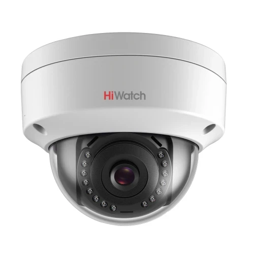 HiWatch DS-I102 (2.8 mm) Купольная IP-видеокамера с ИК-подсветкой до 30м (1 Mp)