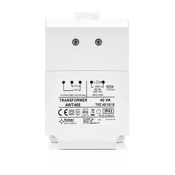 Satel TR 40 VA Трансформатор 230 В/18 В AC
