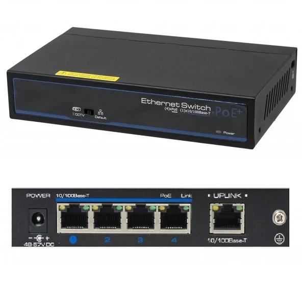 VidStar VSS-4P4-60 Неуправляемый Fast-Ethernet коммутатор (Switch)