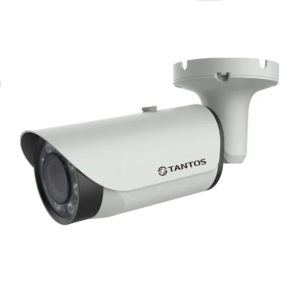 Tantos TSi-Pn425VP (2.8-12) Уличная цилиндрическая IP видеокамера с ИК подсветкой (4 Mp)