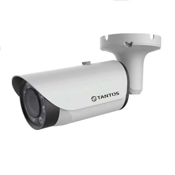 Tantos TSi-Pn325VP (2.8-12) Уличная цилиндрическая IP видеокамера с ИК подсветкой (3 Mp)