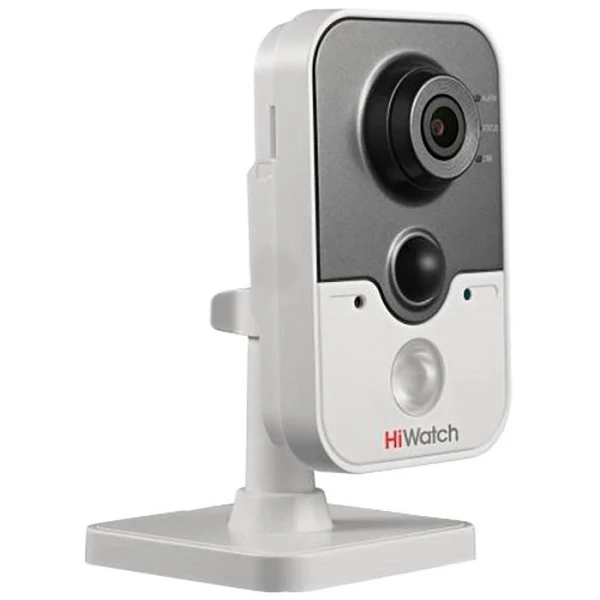 HiWatch DS-I114 (4 mm) Компактная IP-видеокамера с ИК-подсветкой до 10м (1 Mp)