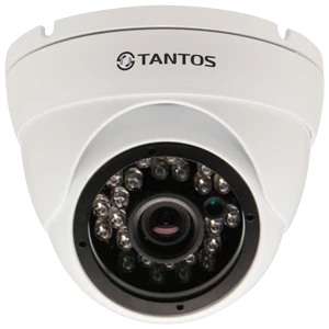 Tantos TSi-Ve1FP (3.6) Купольная компактная антивандальная уличная видеокамера (1 Mp)